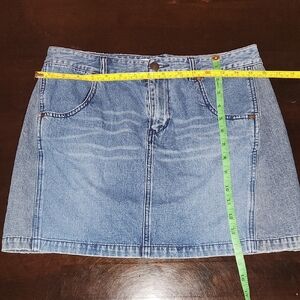 Armani Exchange Light Blue Denim Mini Skirt